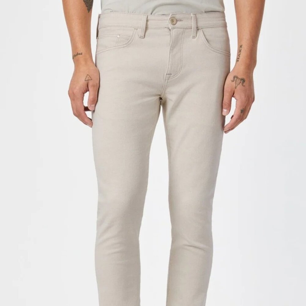 Mavi Cream Jake Slim Leg Jeans